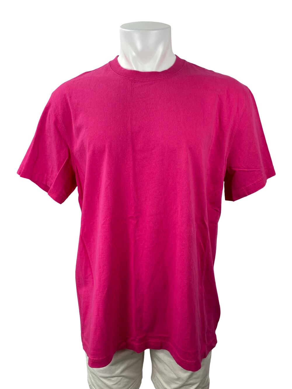 J.Crew Re-Imagined Men's Pink Crew Neck Short Sleeve Basic Tee T-Shirt Top Sz XL